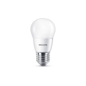 Ampoule LED sphérique dépolie PHILIPS - E27 7-60W - 2700K