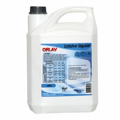 Lessive liquide enzymatique super active - ORLAV - Bidon 5L