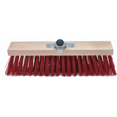 Balai cantonnier 40 cm - Support bois - Douille métal inclinée