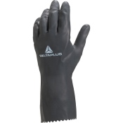 Gant noir en néoprène et latex 30 cm - VE530 - Taille 7/8 - 1 paire 