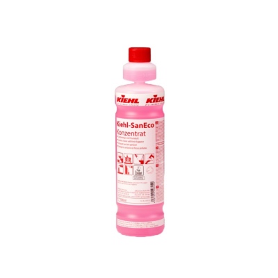 Nettoyant sanitaires concentré Ecolabel SanEco - Carton de 4 flacons 1l