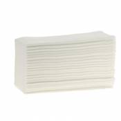 Essuie Main Pliés en V - 2 plis - Pure Ouate Blanc - Ecolabel - Carton de 20 paquets de 240 feuilles