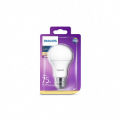 Ampoule LED standard dépolie PHILIPS - E27 11-75W - 3000K