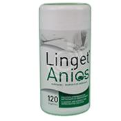 Lingettes nettoyantes et désinfectantes LINGET'ANIOS - Boîte de 120