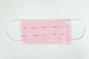Masque en tissu - Rose clair - A l'unité 