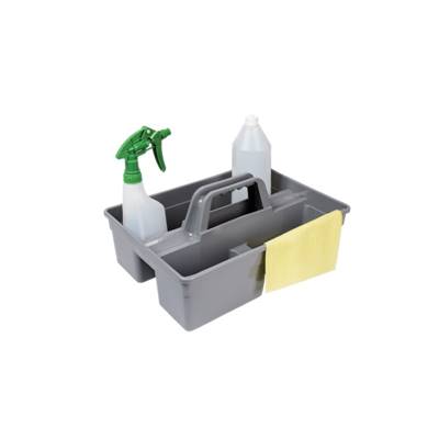 Panier porte-outils double compartiment - gris