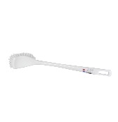 Brosse WC coude - Monture blanche ou autre couleur