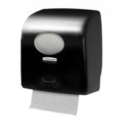 Distributeur essuie-mains rouleaux noir - AQUARIUS SLIMROLL - 190m