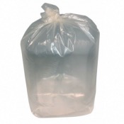 Sac Poubelle 50L Transparent - 30 microns - Carton de 500 Sacs