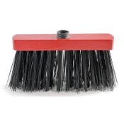 Balai Miquet 29 cm gris-noir - Support plastique recyclé - Douille droite