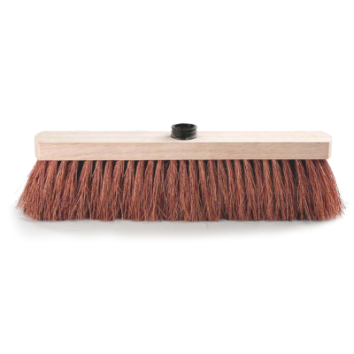Balai coco 38 cm - Monture bois - douille à vis