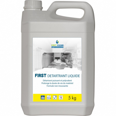 Détartrant liquide lave vaisselle - FIRST DÉTARTRANT - Bidon de 5l