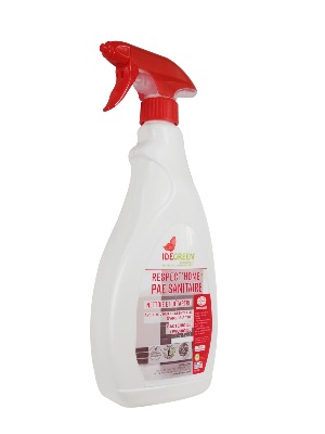 Détergent désinfectant - Prêt à l'emploi - RESPECT'HOME PAE SANITAIRE - Spray de 750ml