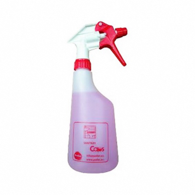 Spray vide sérigraphié rouge 650ml pour nettoyant ODOR LINE SANITARY