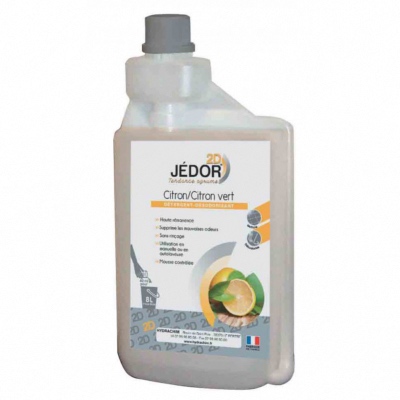 Détergent surodorant 2D JEDOR - Bidon doseur 1L - Carton de 6 bidons