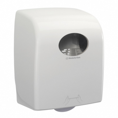 Distributeur essuie-mains rouleaux blanc - AQUARIUS 350m