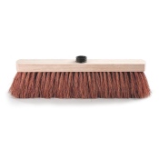Balai coco naturel avec monture en bois à vis - 38cm