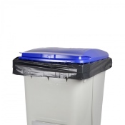 Doublures de Conteneurs 330L Noir - 30 microns - Carton de 100 Sacs