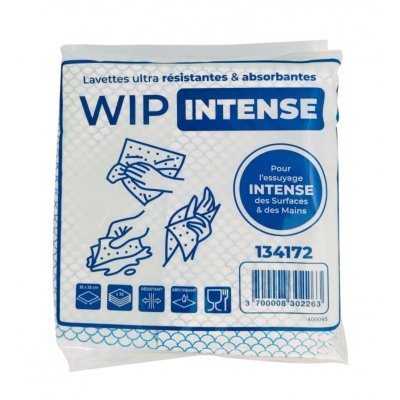 Lavette bleu non tissé 35x35cm - Sachet de 35