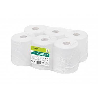 Papier hygiénique 2 plis blanc - COMFORT ECOLABEL 180m - Colis de 12 rouleaux