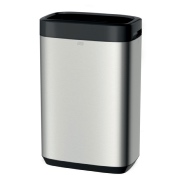 Poubelle grise inox 50L à fixer ou à poser - TORK B1