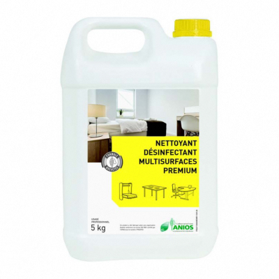 Nettoyant désinfectant multi-surfaces - PREMIUM ANIOS - Bidon 5l