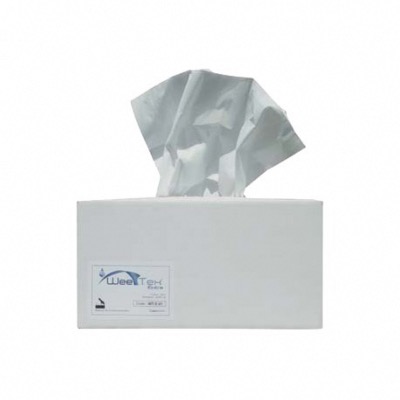 Torchon non tissé blanc WEETEX EXTRA 42X35cm - Carton de 130 formats