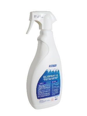 Désinfectant virucide Elispray - Sans rinçage et prêt à l'emploi - Spray 750ml 