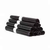 Doublures de Conteneurs 120L Noir - 40 microns - Carton de 100 sacs