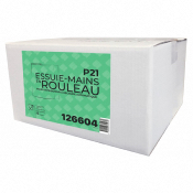 Essuie-mains 2 plis gaufrés collés - ROULEAUX 150 - 150m P21cm - Colis de 6 rouleaux