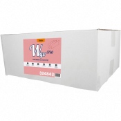 Essuie-mains pliés en W - 2 plis lisses - Pure Ouate Blanc - Colis de 3750 feuilles