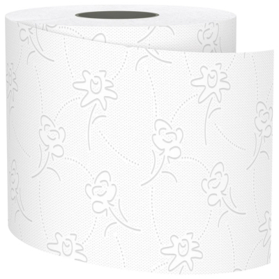 Papier hygiénique 3 plis Pure Ouate blanc - Satino Prestige - Colis de 72 petits rouleaux