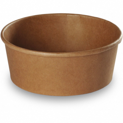 Pot rond kraft brun 1300 ml - Carton de 300