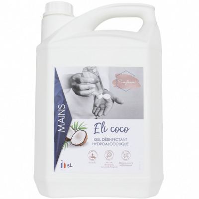 Gel hydroalcoolique ELI - Parfum Amande - Bidon 5l