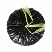 Sac Poubelle 50L - NF liens coulissants - 28 microns - Carton de 100 Sacs